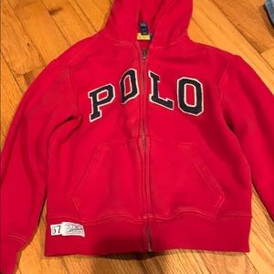 Boys Polo zip up hoodie